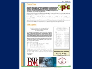 BMT March Newsletter