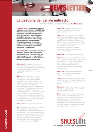 Newsletter Ottobre 2008