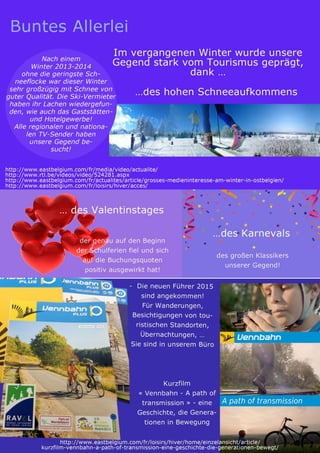 Newsletter printemps 2015 al