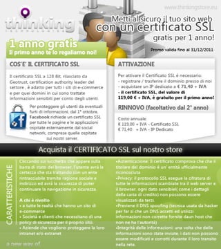 Metti al sicuro il tuo sito web con un certificato SSL gratus per 1 anno!