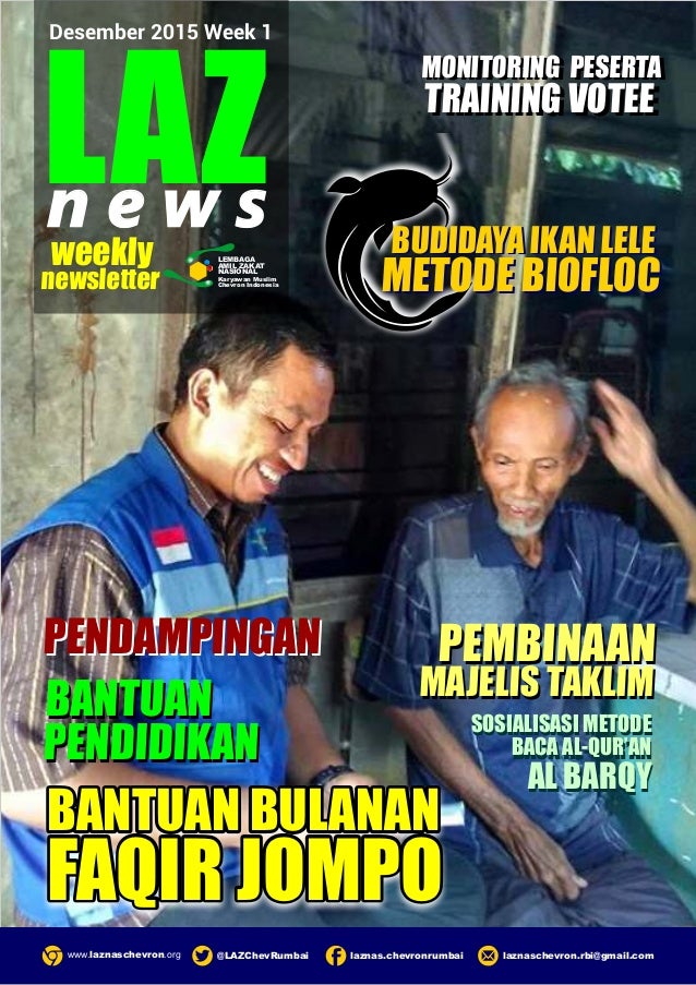 Weekly Newsletter LAZNas Chevron Rumbai Edisi Desember 