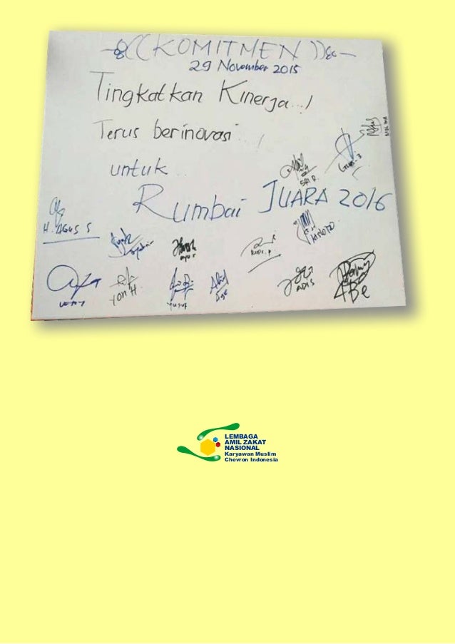 Weekly Newsletter LAZNas Chevron Rumbai Edisi Desember 