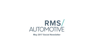 May 2017 Social Newsletter
 