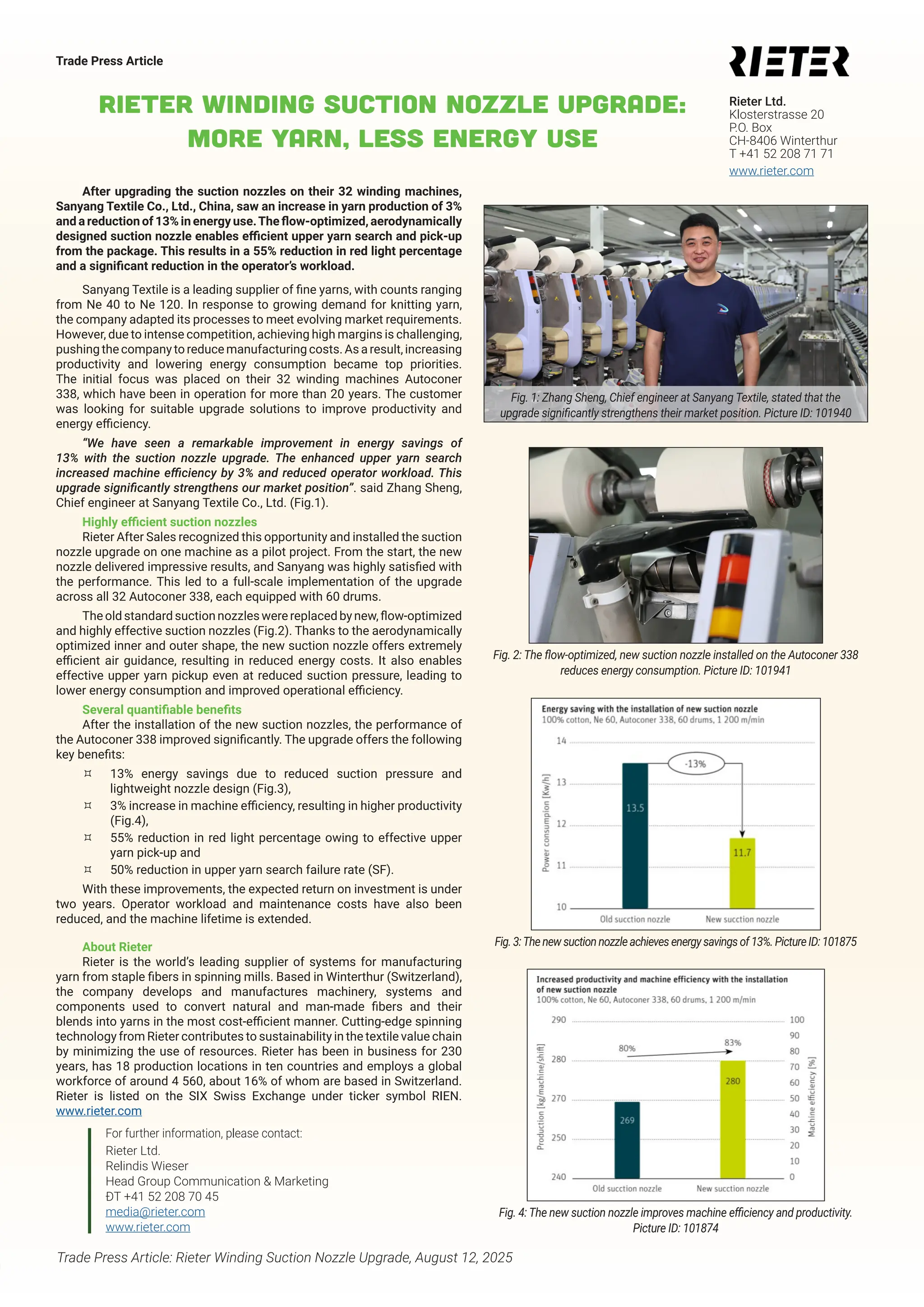 VCOSA Monthly Report Cotton Yarn Statistics September 2025 PDF VCOSA Monthly Report Cotton Yarn Statistics September 2025 PDF