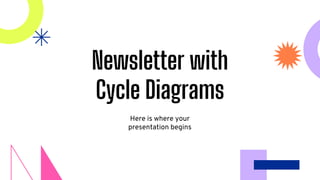 Here is where your
presentation begins
Newsletter with
Cycle Diagrams
 