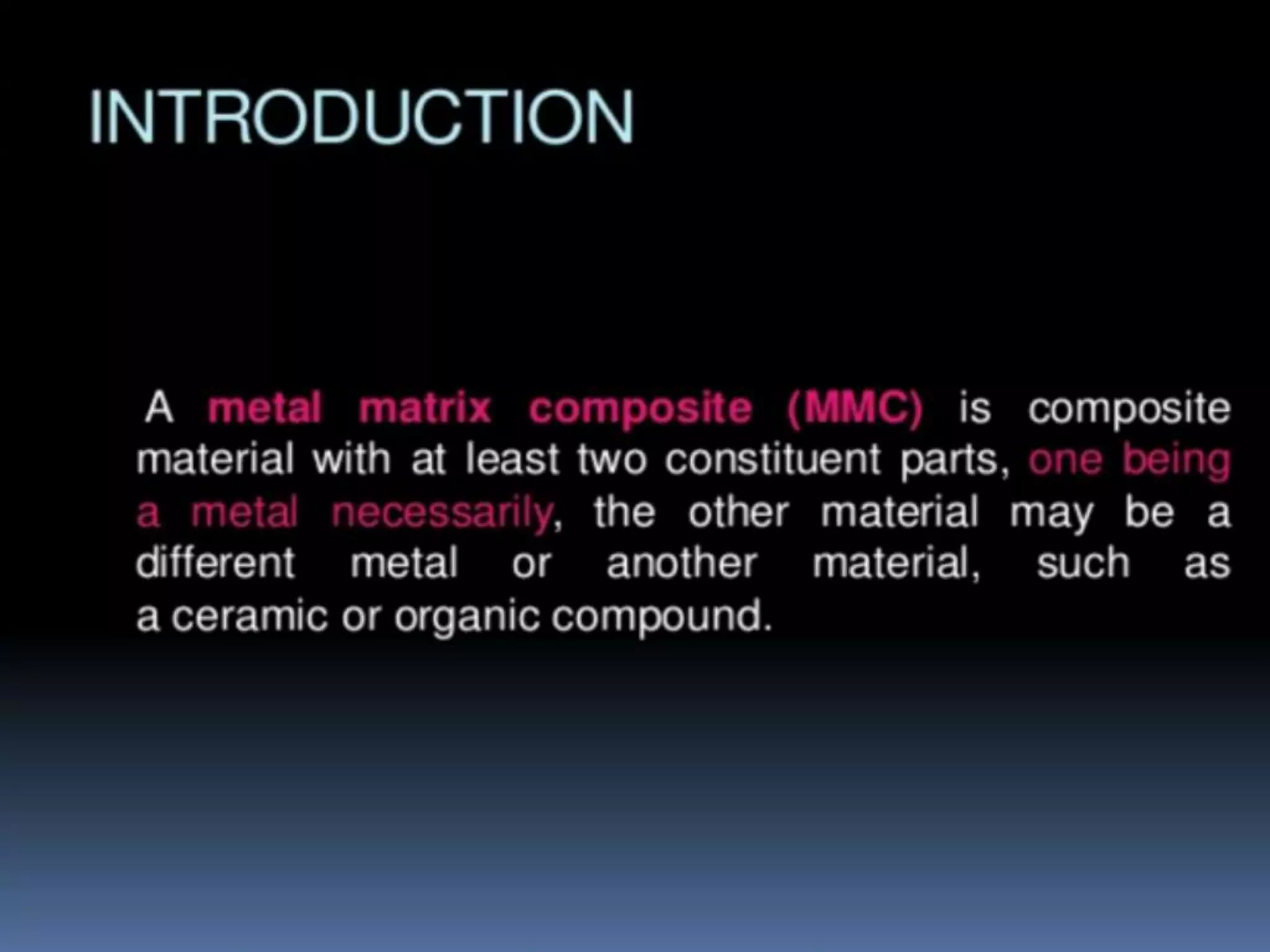 metal matrix composite | PPT