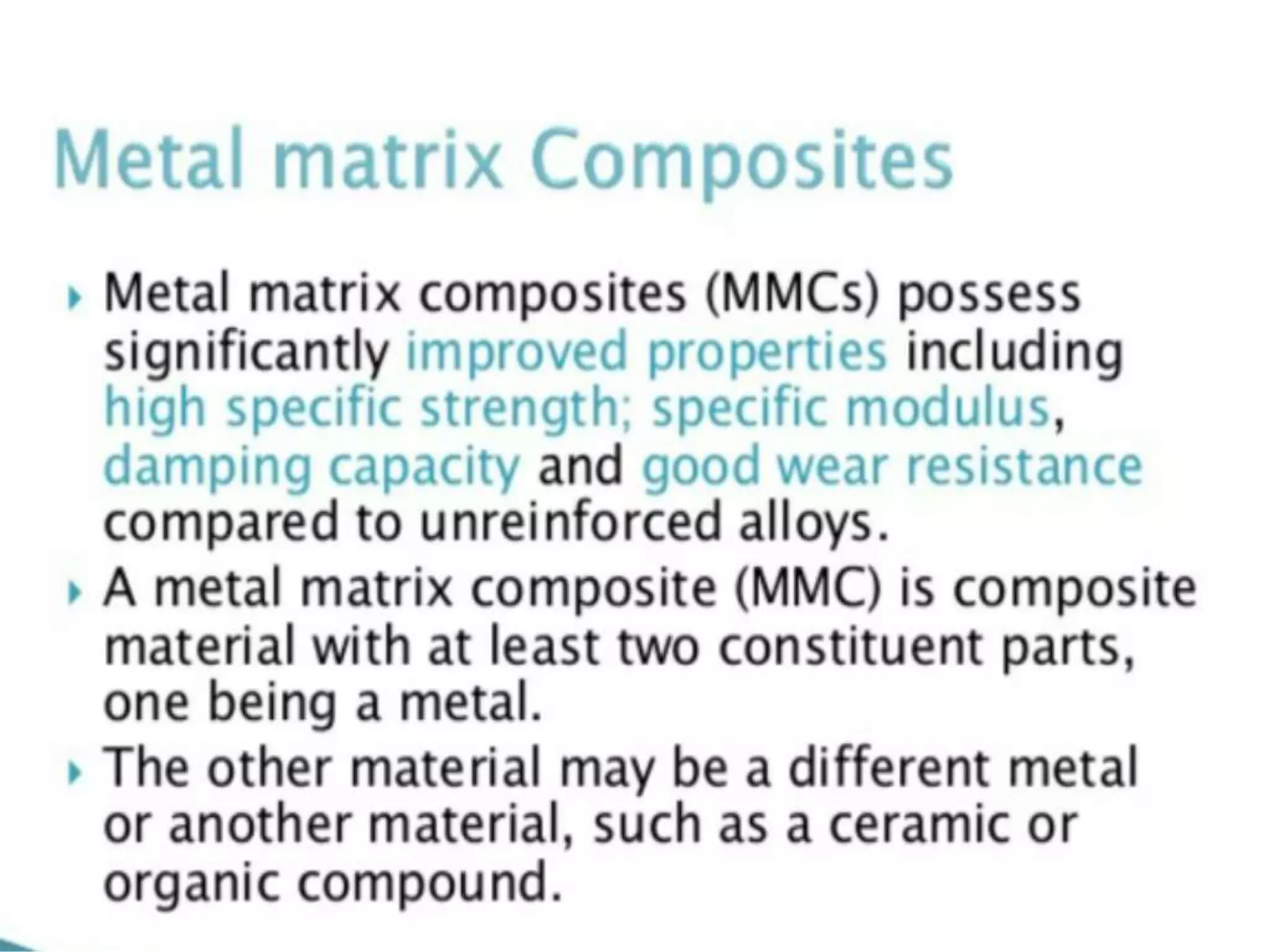 metal matrix composite | PPT