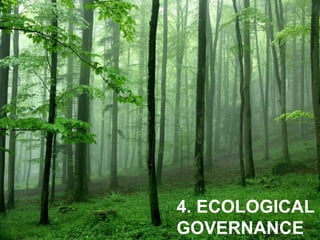 4. ECOLOGICAL
GOVERNANCE
 