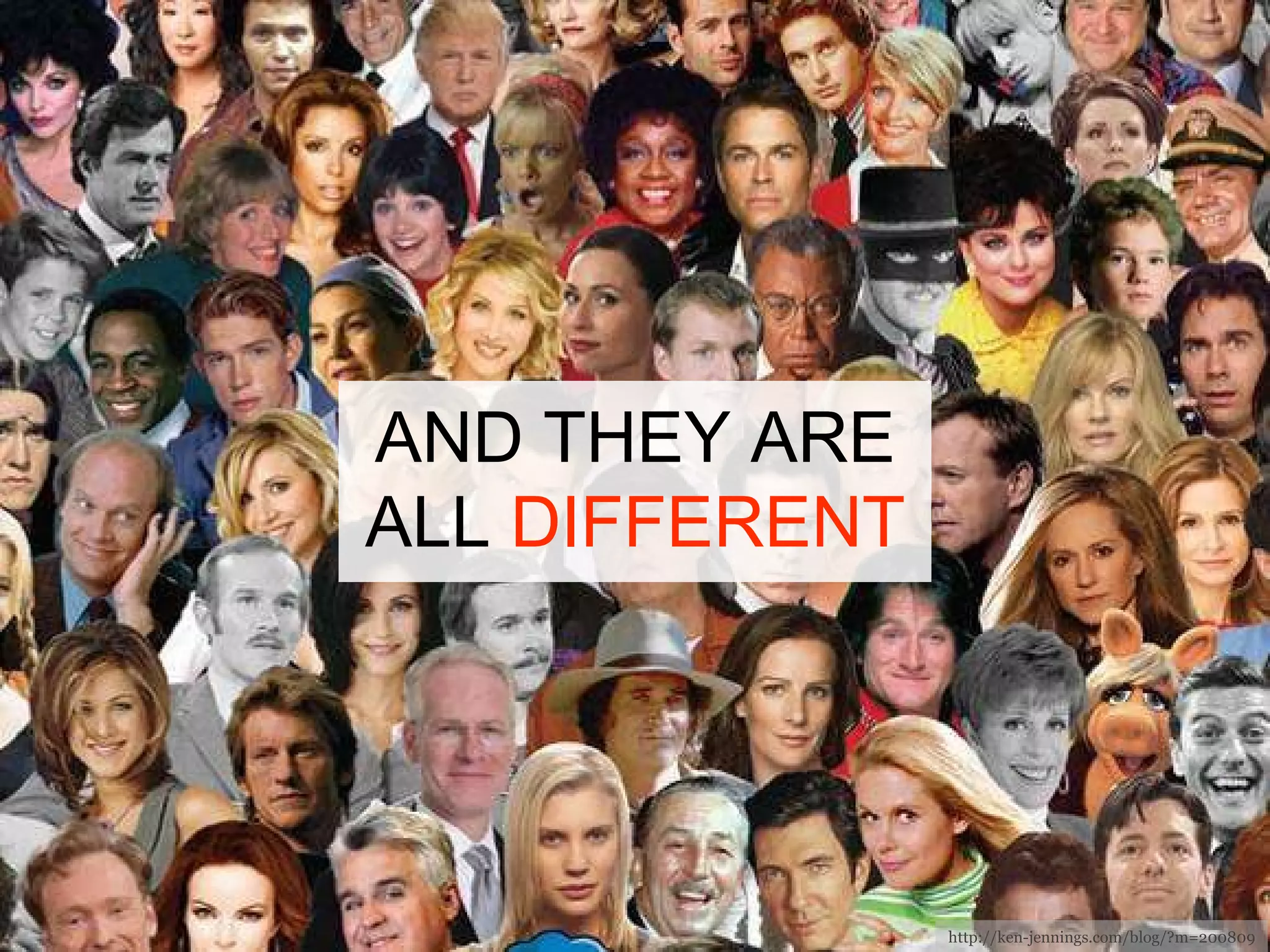 AND THEY ARE ALL  DIFFERENT http://ken-jennings.com/blog/?m=200809 