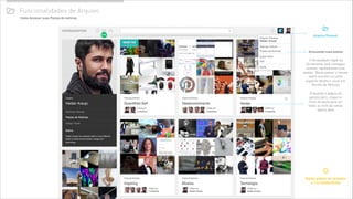 Funcionalidades de Arquivo#
Acessando suas pastas
!
1) De qualquer lugar da
ferramenta você consegue
acessar rapidamente suas
pastas. Basta passar o mouse
sobre sua foto no canto
superior direito e clicar em
Painéis de Notícias
2) Quando a página de
painéis abrir, clique no
título da pasta para ver
todas as notícias salvas
dentro dela
ℹ
Pastas podem ser privadas
e / ou colaborativas
Como Acessar suas Pastas de notícias
!
#
Arquivo Pessoal
 