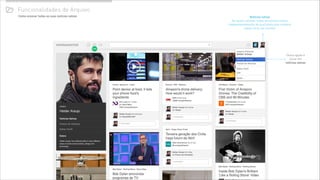 Funcionalidades de Arquivo# Notícias salvas
Se quiser acessar todas as notícias salvas
independentemente de qual pasta elas estejam,
basta clicar na sua foto
Outra opção é
clicar em
notícias salvas
Como acessar todas as suas notícias salvas
 