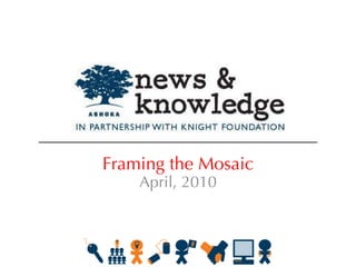 Framing the Mosaic April, 2010 