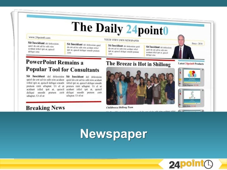 editable newspaper template powerpoint newspaper template for powerpoint
