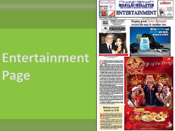 Does entertainment have an effect on society and are the entertainers responsible image