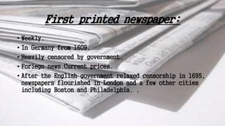 Newspaper | PPTX