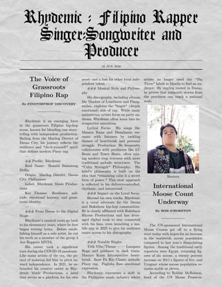 Philippine Local Rapper Rhydemic: The Voice of Grassroots Filipino Rap and Independent Music ...