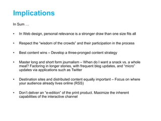 Digital Concepts to Serve the Newspaper Industry