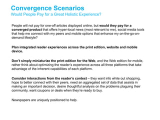 Digital Concepts to Serve the Newspaper Industry