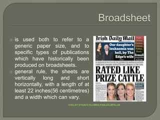 Newspaper layout | PPTX