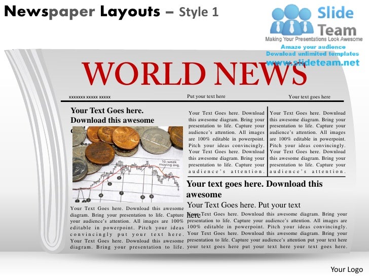 powerpoint newspaper templates