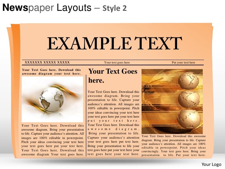 newspaper powerpoint template