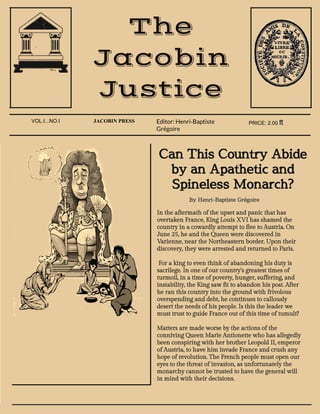 Jacobin Editor Jacobin Justice | PDF