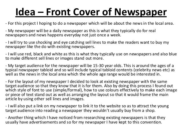 newspaper powerpoint for class presentation powerpoint newspaper