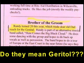 Do they mean Geritol??? 