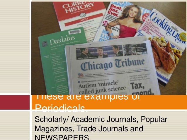 Examples Of Periodicals | Types of Periodicals – SIHKOU