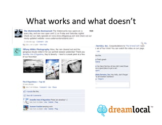 What works and what doesn’t
 