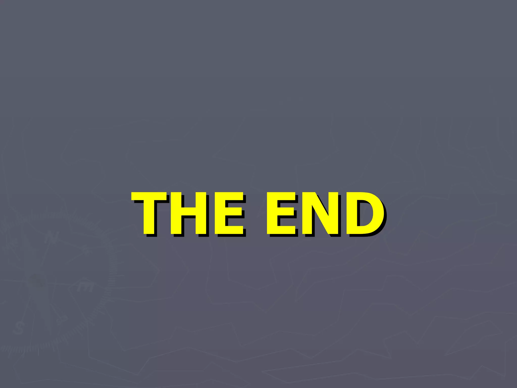 THE END 