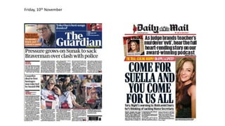 Friday, 10th November
 