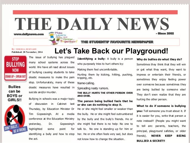 Newspaper text media