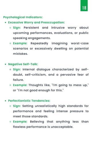 Performance Anxiety | PDF