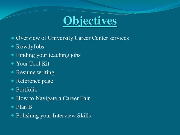 job objectives for teachers career objective for teacher