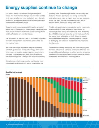 ExxonMobil - 2013 The Outlook for Energy: A View to 2040