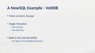 SQL vs No SQL vs NewSQL for online transactional processing.pptx