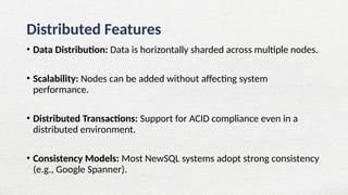 SQL vs No SQL vs NewSQL for online transactional processing.pptx