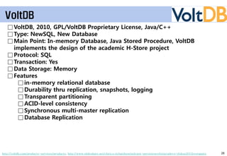 NewSQL Database Overview | PDF
