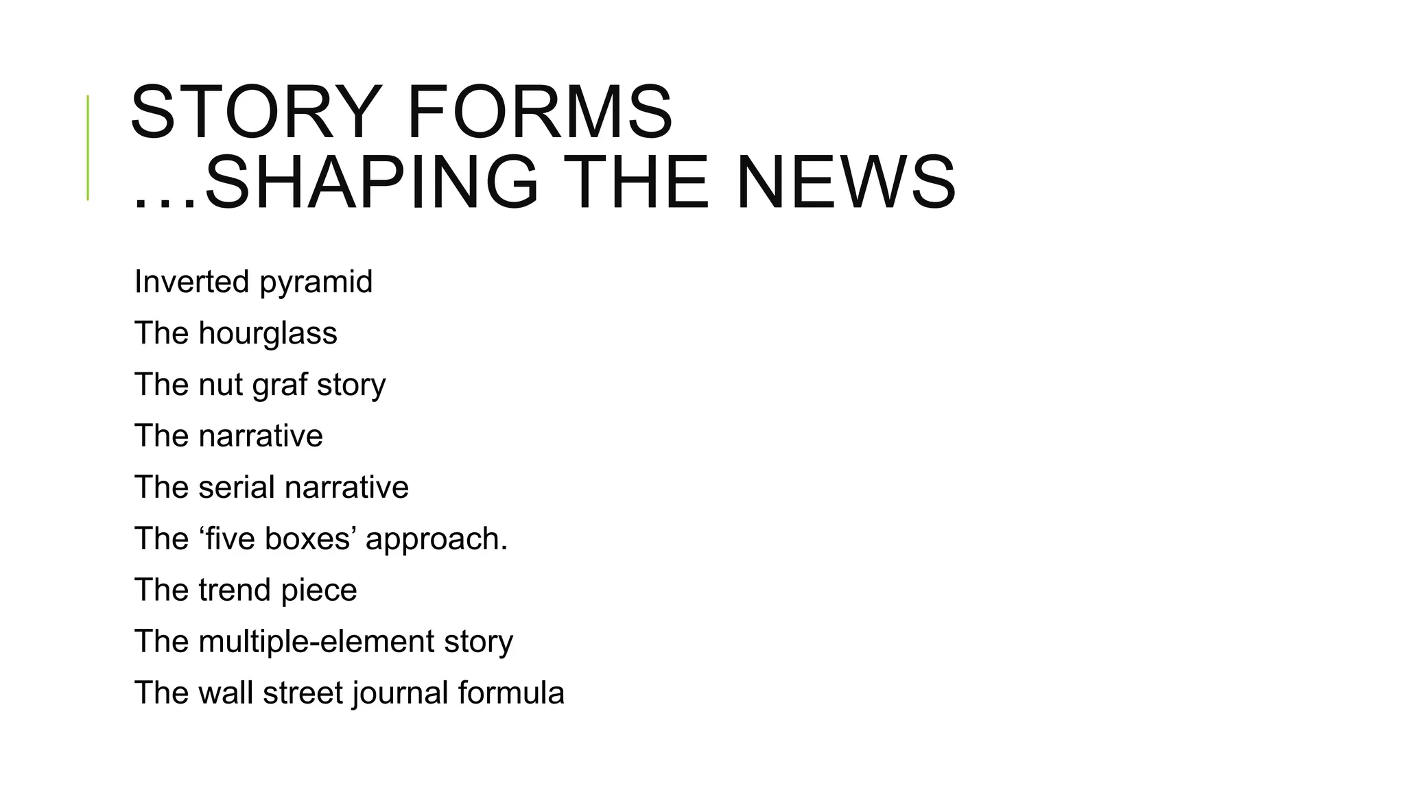 News reporting | PPTX