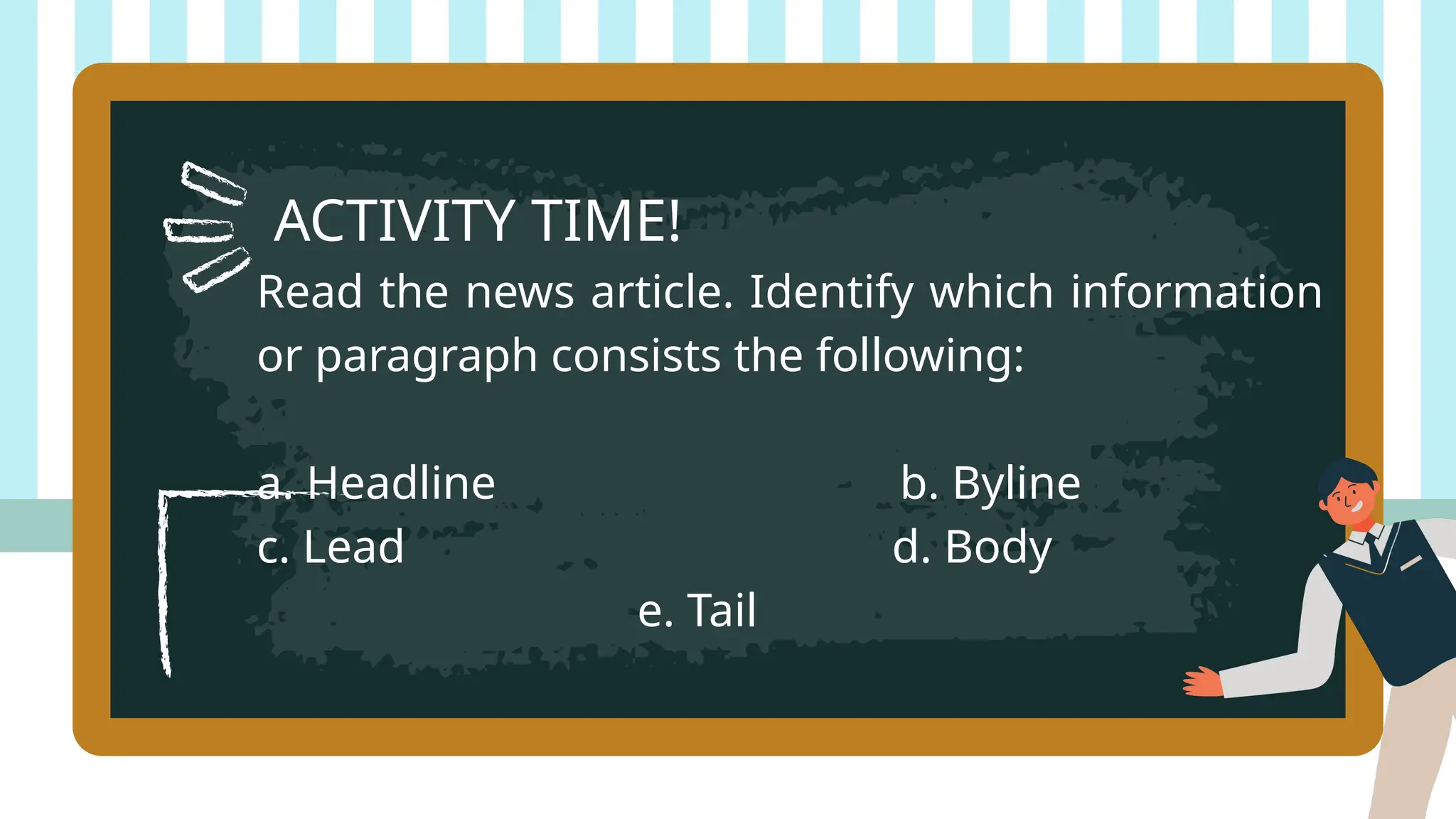 English class for grade 10 - Information Sources (News Articles) | PPTX