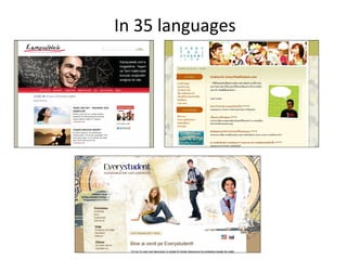 In 35 languages
 