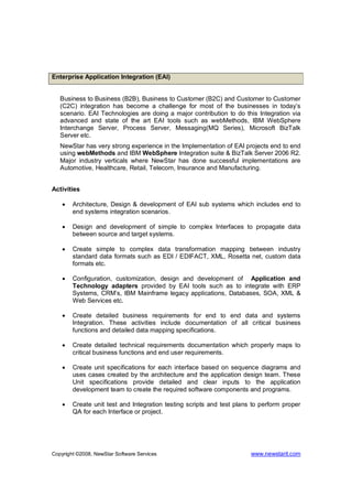 NewStar Software Services Service+Offerings