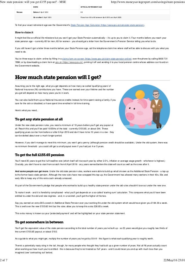 New Uk State Pension Explained