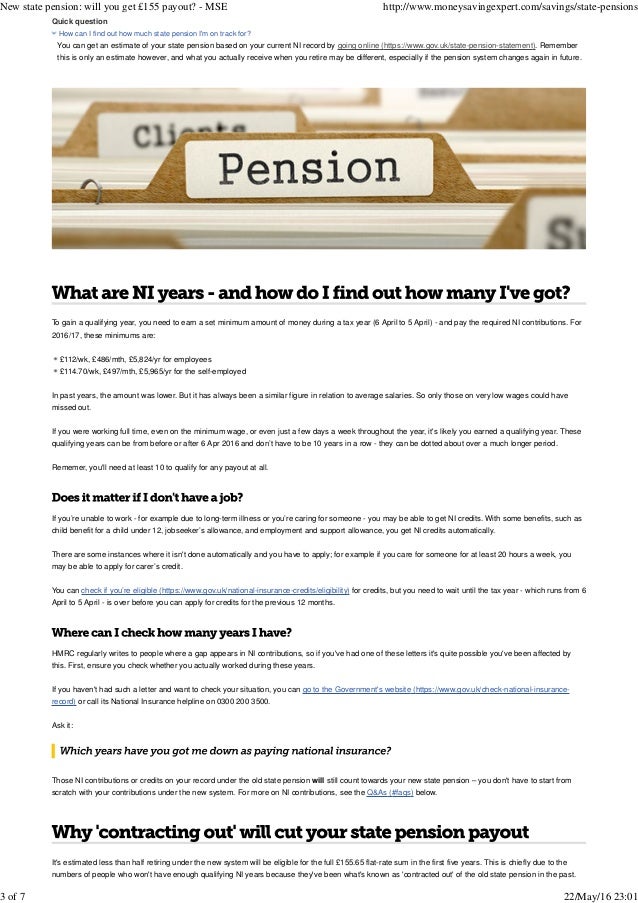 New UK state pension explained