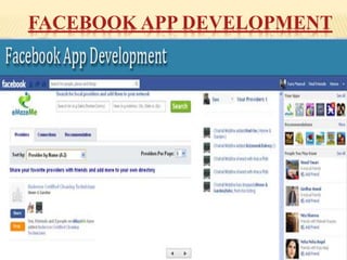 FACEBOOK APP DEVELOPMENT
 