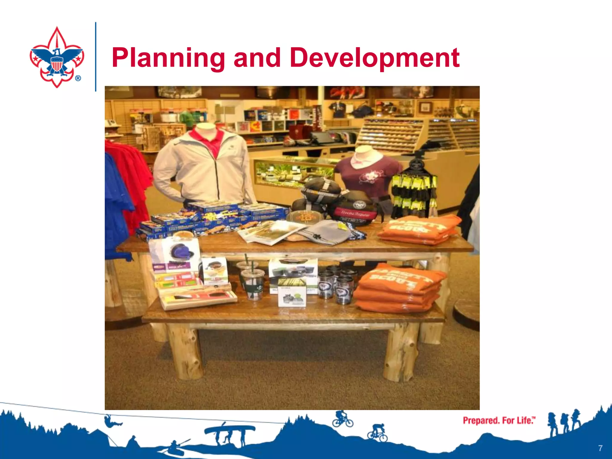 New Dorsey Road Concept Scout Shop Design PPT