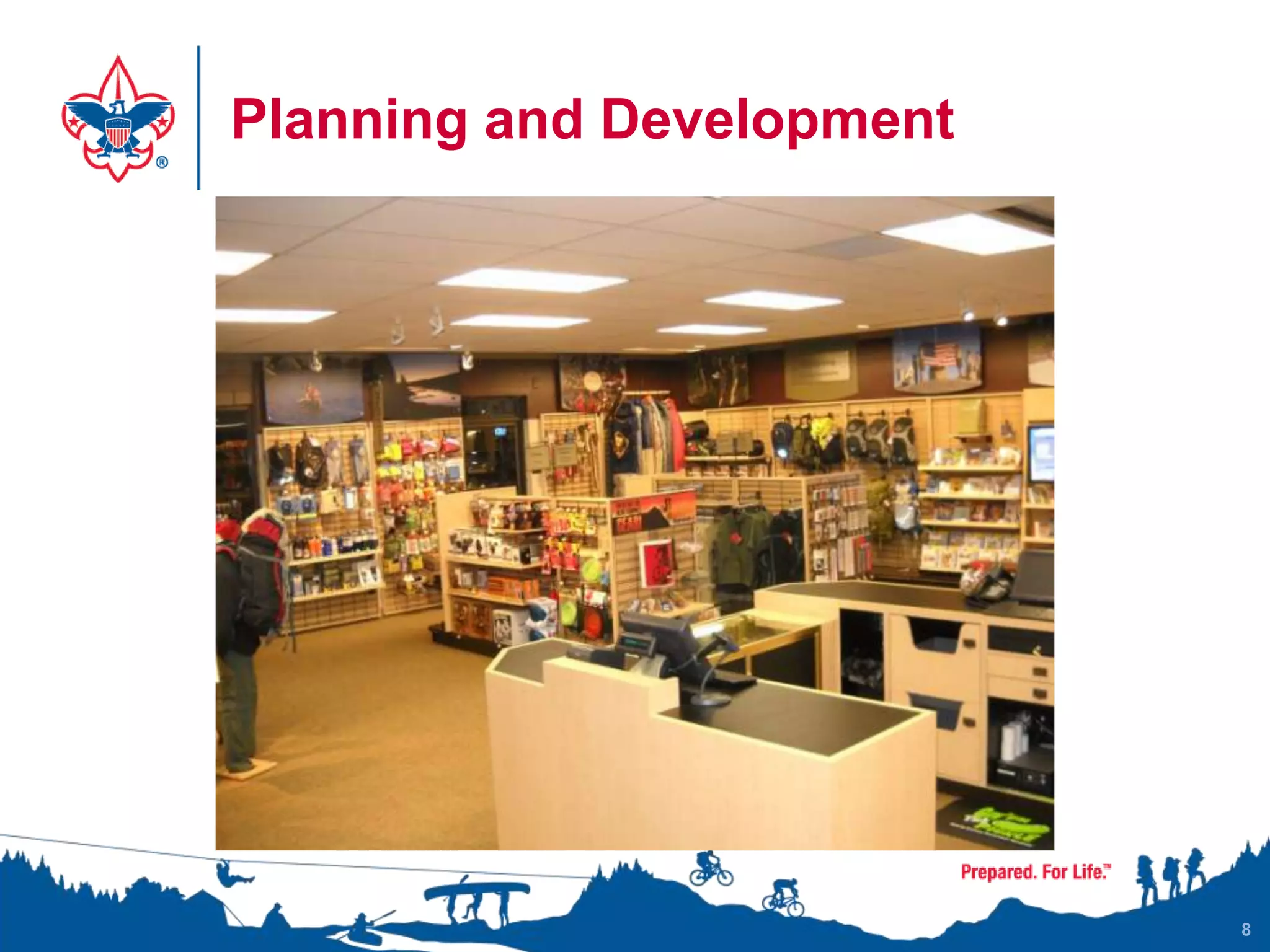 New Dorsey Road Concept Scout Shop Design PPT