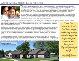 Sarah Reed Erie Sarah A Reed Children's Center Strategic Plan Summary 2019-2024 | PDF
