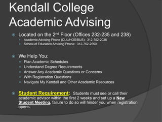 New student orientation academic advising information | PPT